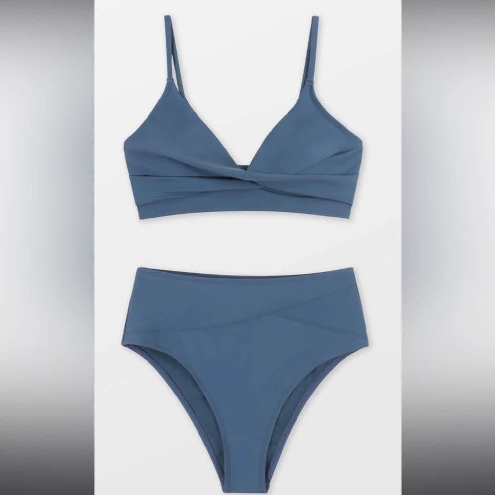 Blue Women's Swimwear Set
